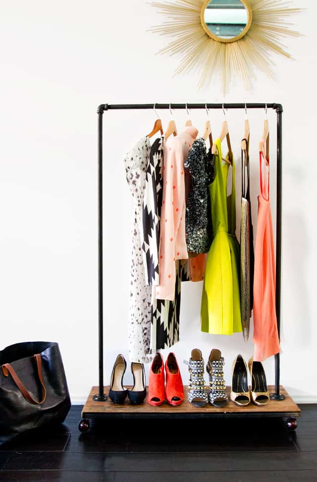 DIY garment rack – Sarah Sherman Samuel