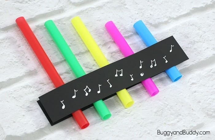 Homemade Pan Flutes for Kids with Printable Recording Sheet – Buggy and Buddy