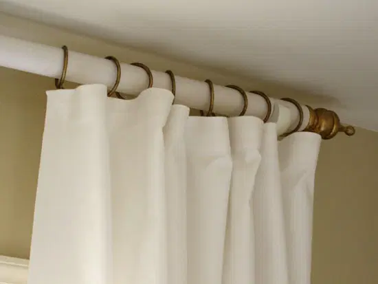 How To Make a Curtain Rod and Finials with a Tennis Ball – In My Own Style