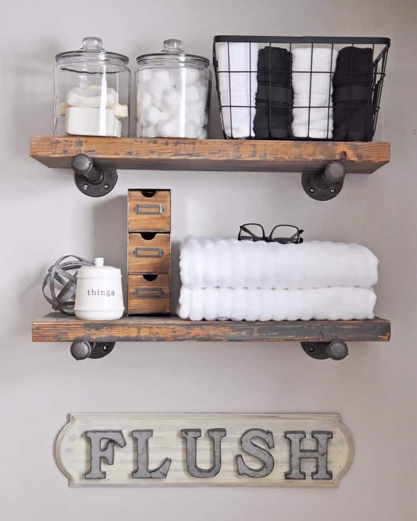 How to Build DIY Industrial Pipe Shelves – Cherished Bliss