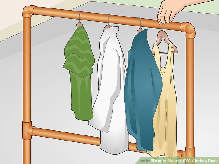 How to Make a PVC Clothes Rack 13 Steps (with Pictures) – wikiHow