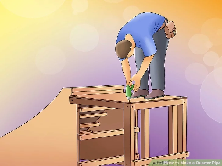 5 Ways to Make a Quarter Pipe – wikiHow