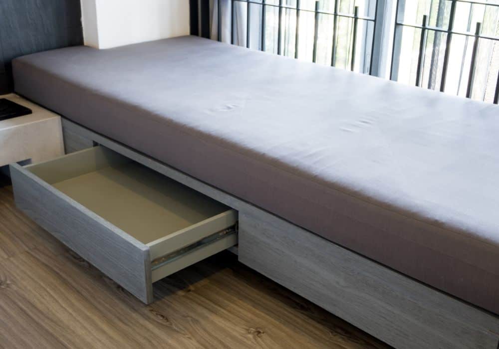 A Daybed with Drawers