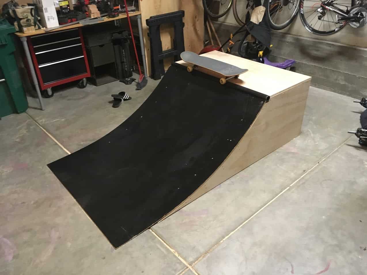 Garage Quarter Pipe Building a Micro Skate Ramp