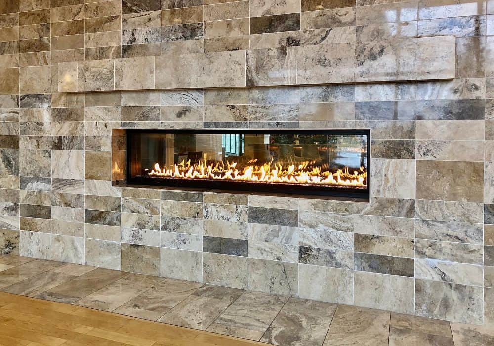 How do you maintain a gas fireplace?