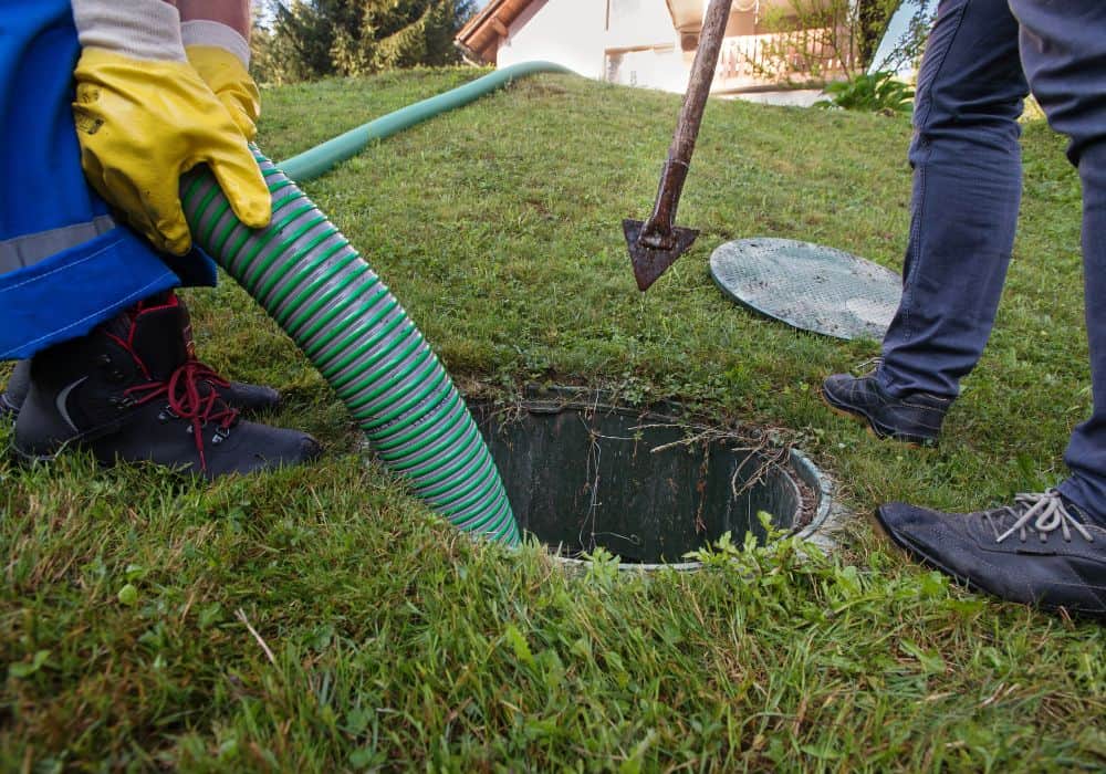 How to unclog pipe going to septic tank