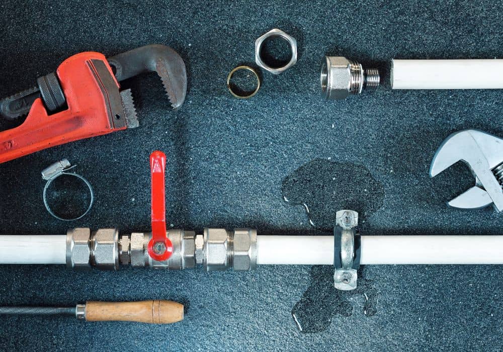 Make sure the waste pipe is securely connected to the drain or areas needed.