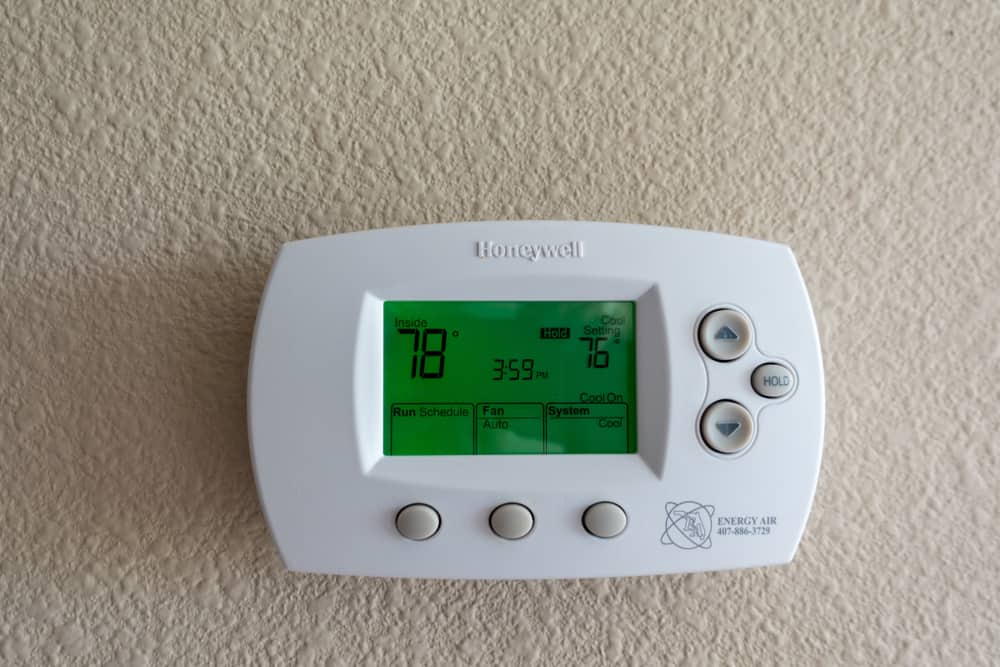 honeywell thermostat says heat on but no heat?