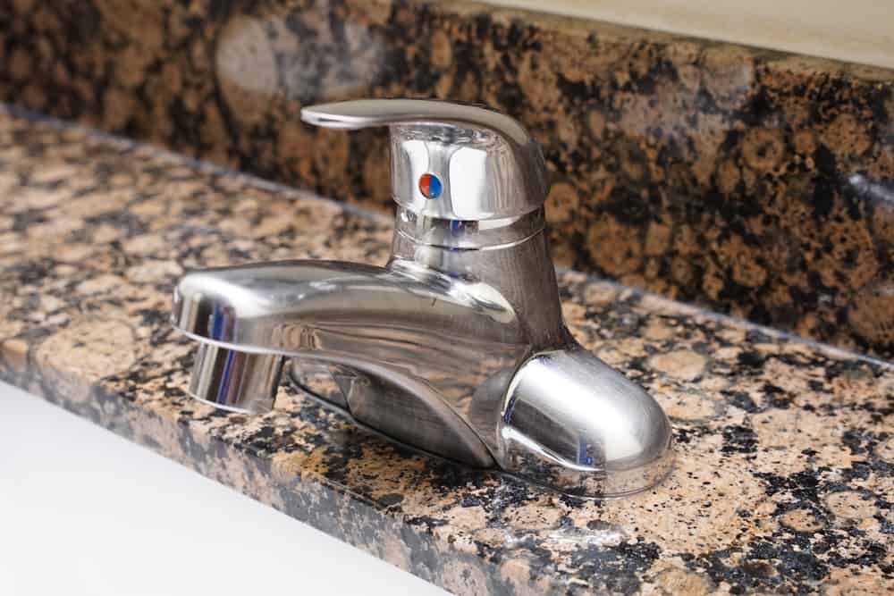 no water dispensing from hot side of faucet