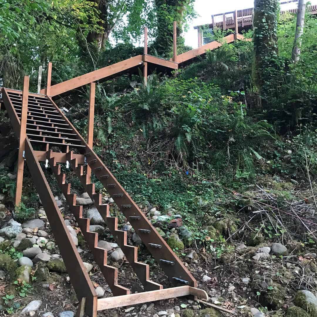 How to Build Stairs on a Steep Slope