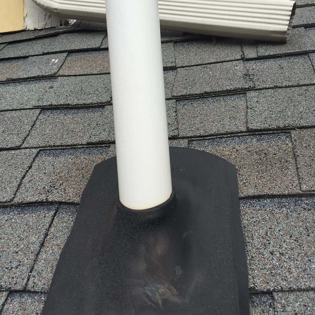 How to vent plumbing without going through the roof