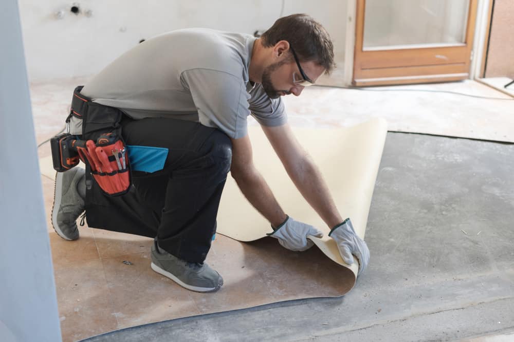 how to remove linoleum glue from concrete